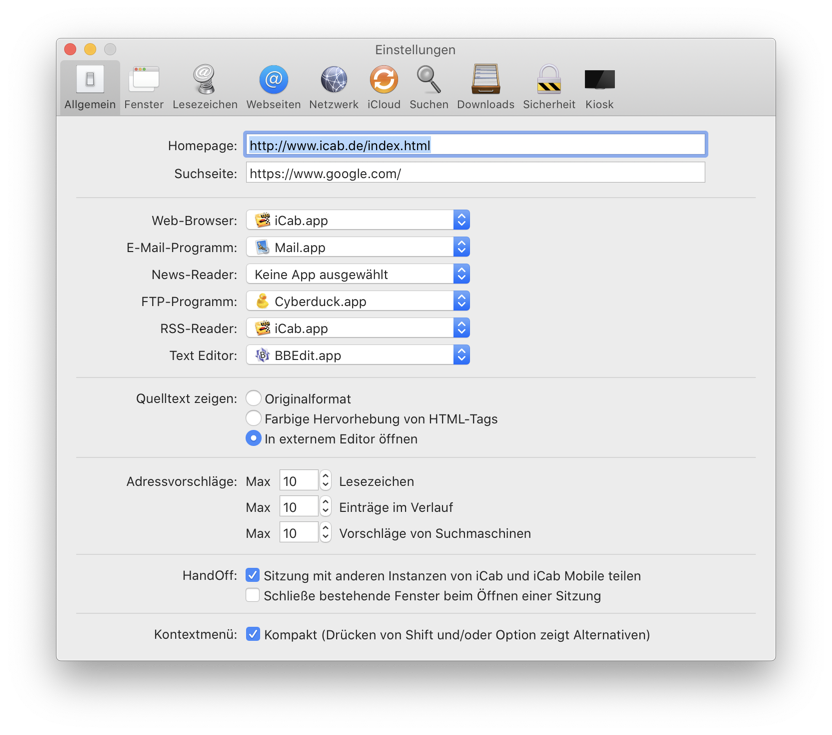 icab browser for mac